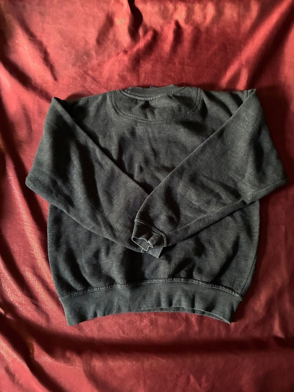 Oxford University Sweatshirt Unisex Black Gray Embroidered Crest Crewneck